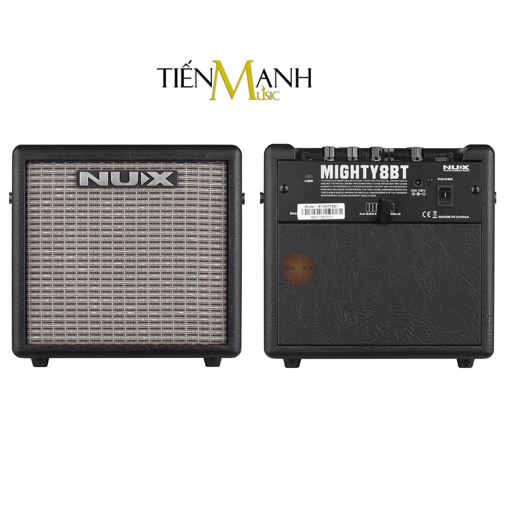 [Chính Hãng, Bluetooth] Amply Guitar Điện Nux Mighty 8BT - Loa Ampli Di động Amplifier 8 BT