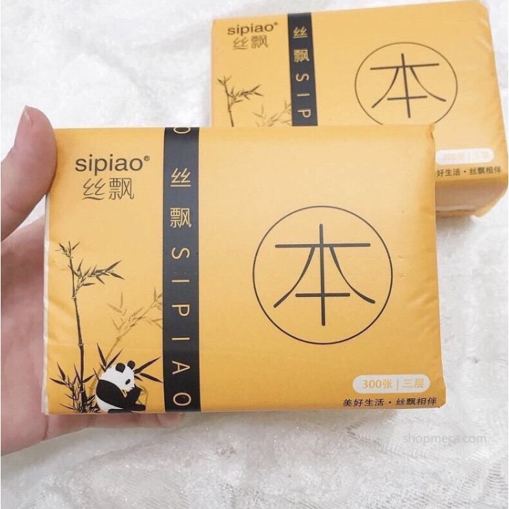 Gói giấy ăn gấu trúc SIPIAO siêu dai _ Chuẩn nội địa TQ