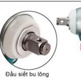 Đầu chuyển bu lông 1/2 sang đầu kẹp mũi khoan 13ly + đầu khoan