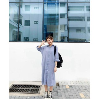 Đầm Sơ Mi Dáng Suông Cute