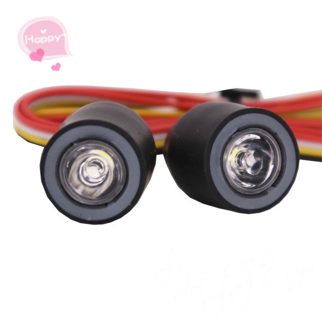 Đèn Pha Led 17mm Cho Xe 1 / 10 Axial Shell D90 Rc Crawler Body Rock Scx10