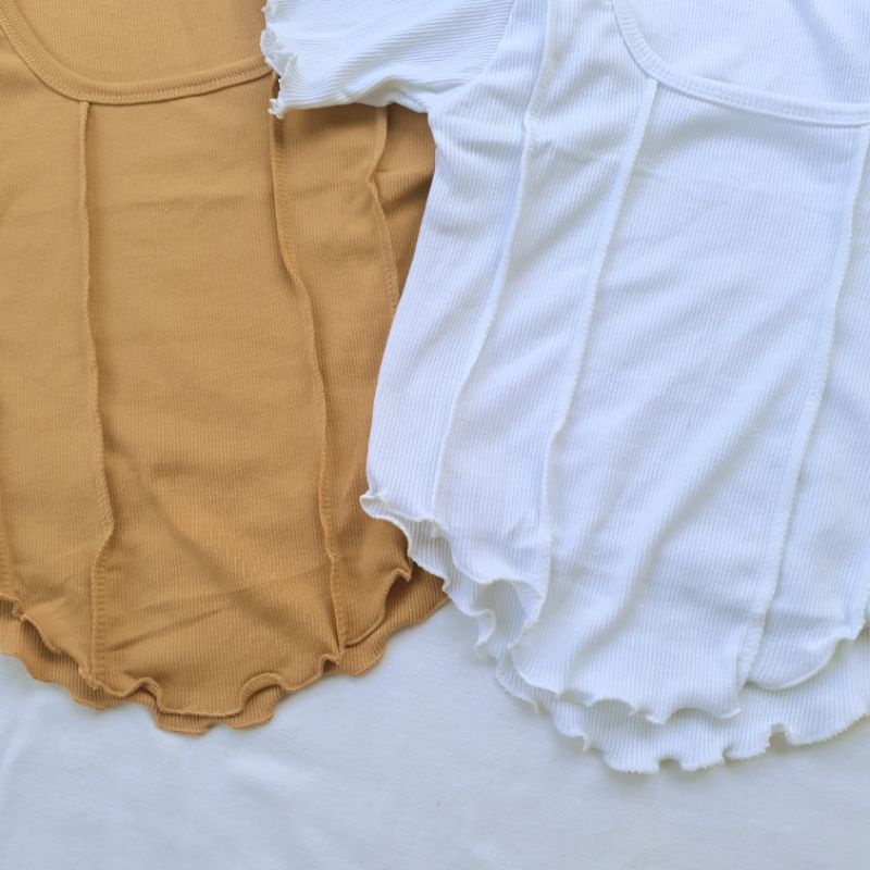 Áo chít thân croptop tay ngắn kiểu quảng châu