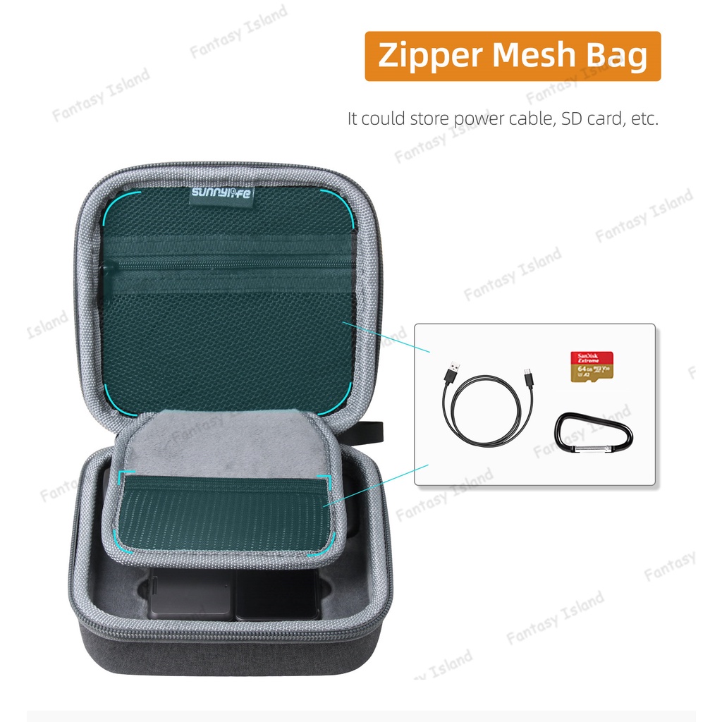 Túi Đựng Bảo Vệ Mini Cho Drone DJI ACTION 2 ACTION2 OA2-B87 Ốp