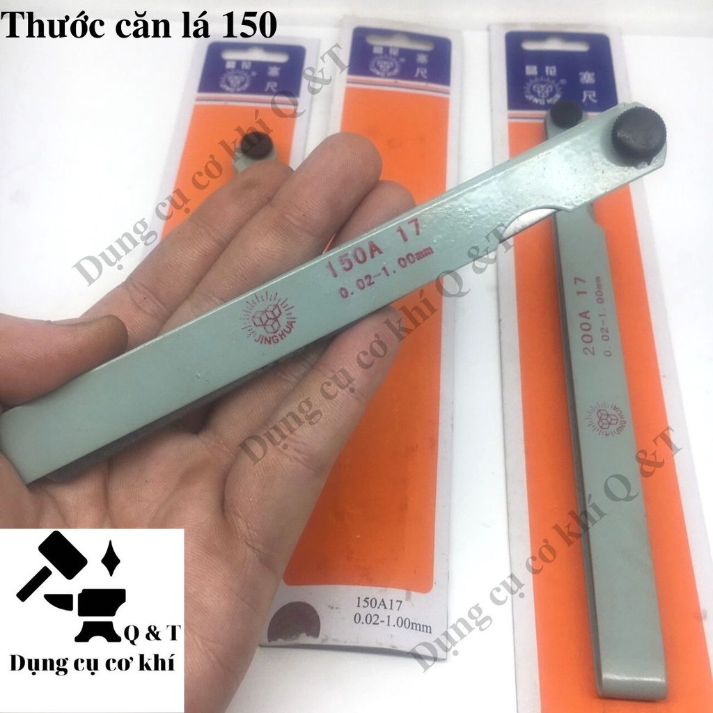 Thước đo khe hở , Thước căn lá chiều dài 100B 200B 300B hãng jinghua 17 lá