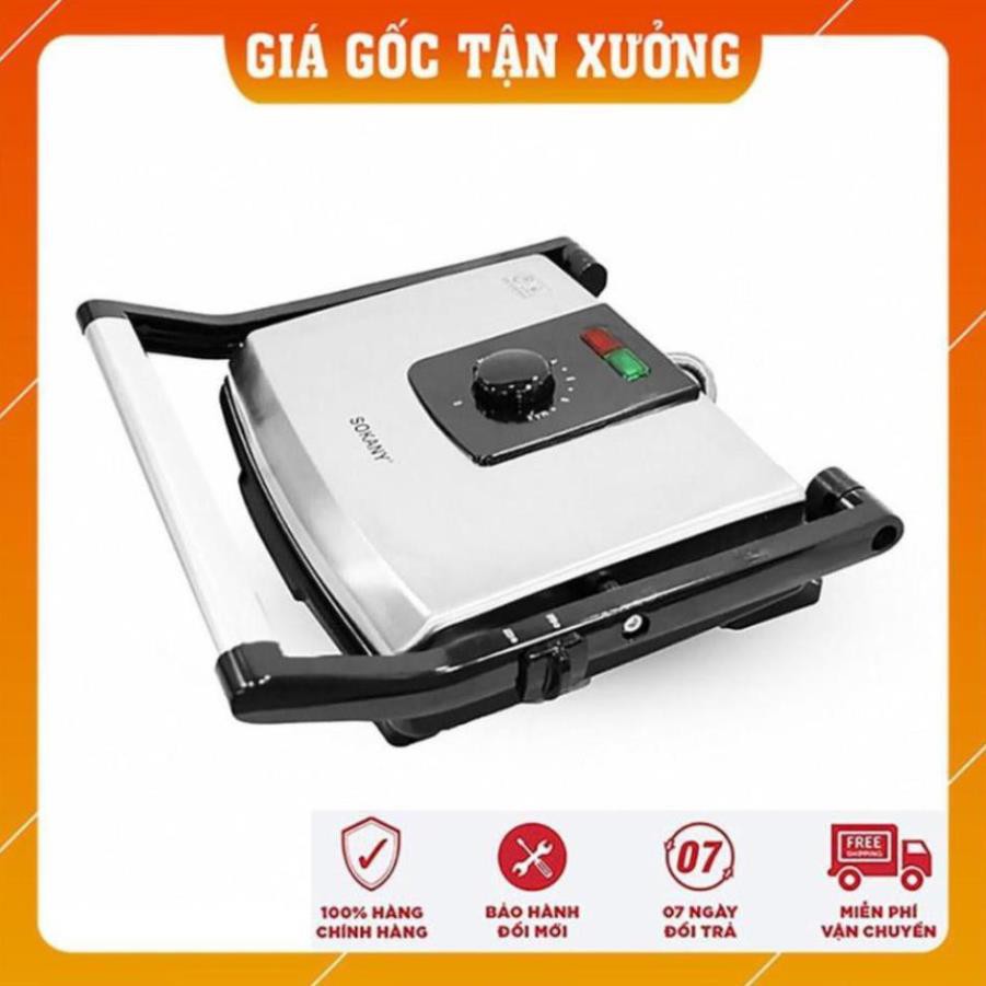 Máy ép nướng bánh mì sokany công suất 2000W