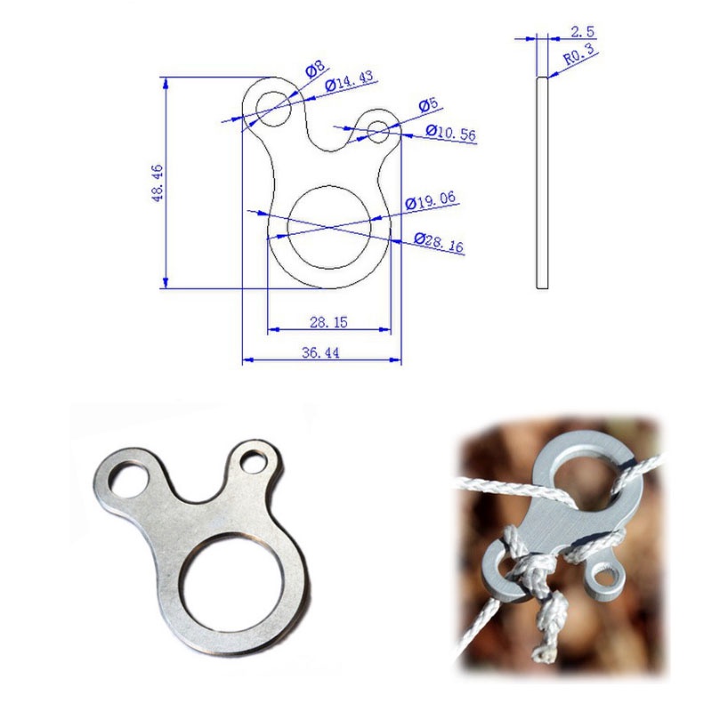 Móc Cột Dây Lều Cắm Trại Đa Năng Tiện Dụng | BigBuy360 - bigbuy360.vn