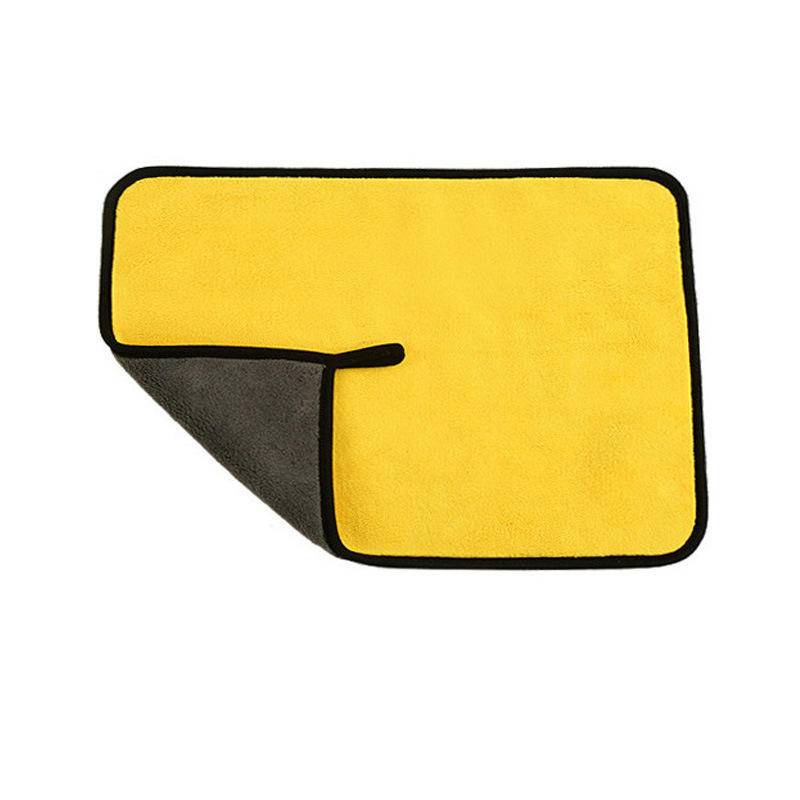 Khăn làm sạch hai mặt bằng vi sợi khăn dày thấm hút tốt vệ sinh xe hơi tiện dụng 30*30