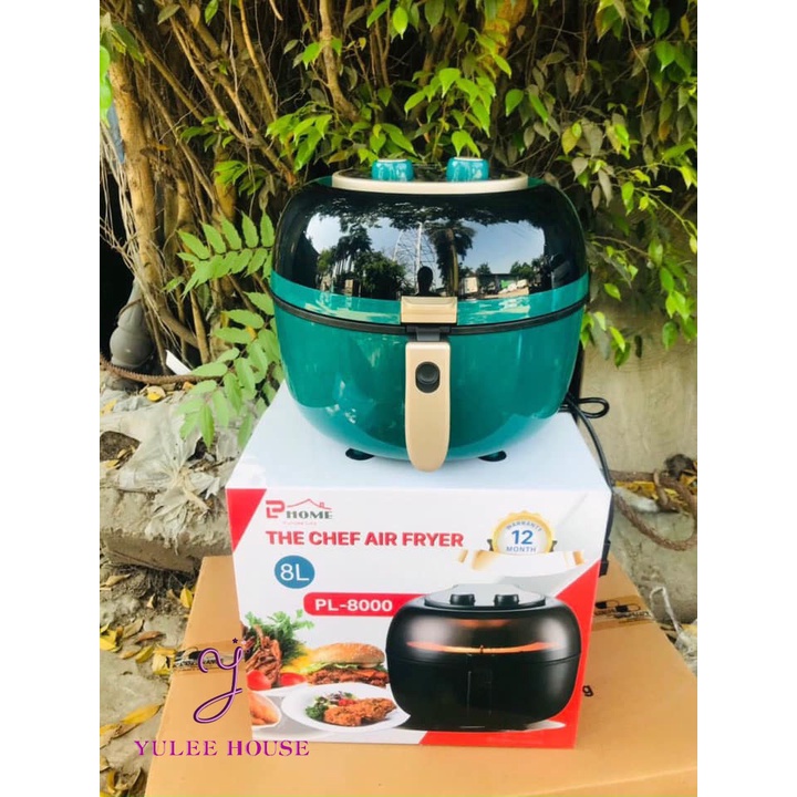 Nồi Chiên Không Dầu Home the Chef Mẫu Quả Táo Siêu Đẹp Dung Tích 8L - Bảo hành chính hãng 12 tháng