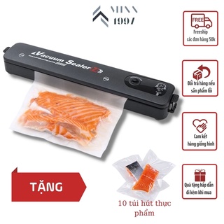 Máy hút chân không kèm hàn miệng túi 🔥 tặng 10 túi hút 🔥