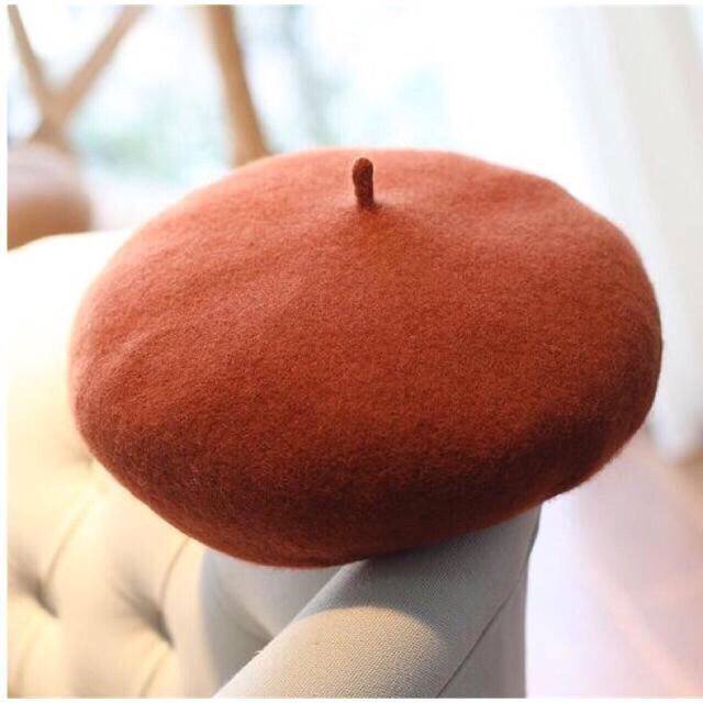 Mũ nồi nữ, mũ beret dạ túi zip loại 1 có dây điều chỉnh phong cách Hàn Quốc
