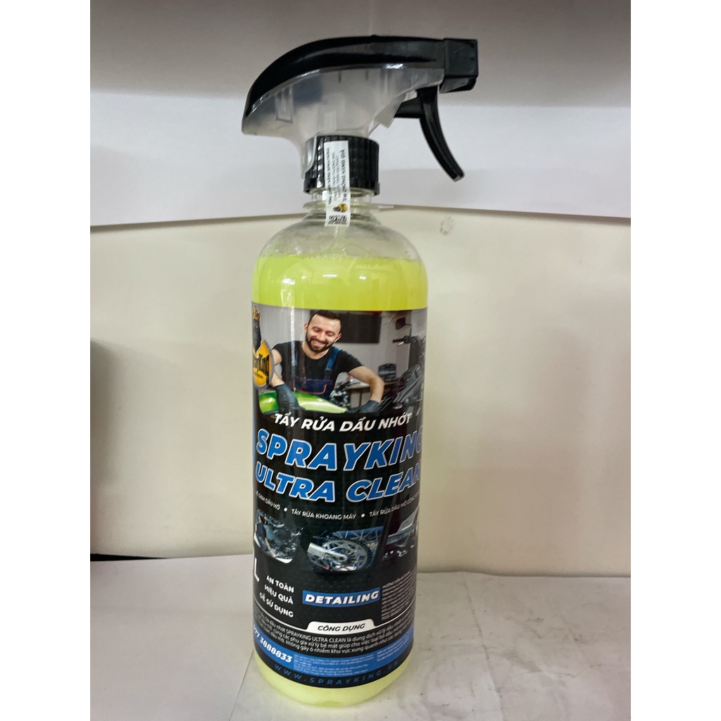 COMBO 3 chai nước rửa xe sprayking : repair tẩy nhôm , ultra clean tẩy nhớt , super wash xà bông
