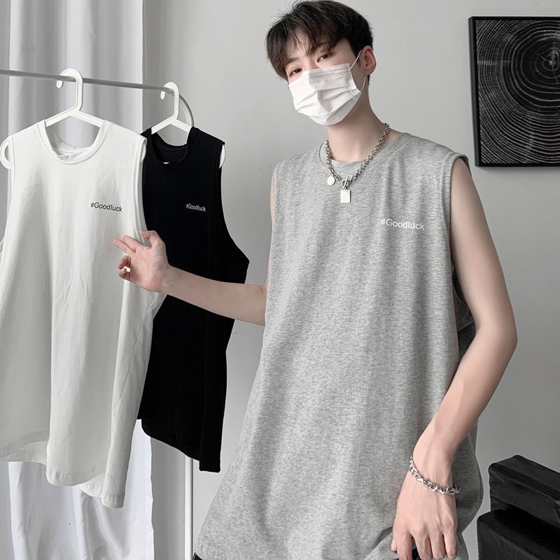 Áo Thun Ba Lỗ Thể Thao Dáng Rộng Thời Trang Mùa Hè Dành Cho Nam