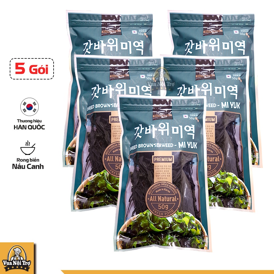 [5 Gói] Rong biển nấu canh Mi yuk Godbawee Hàn Quốc 50g/gói