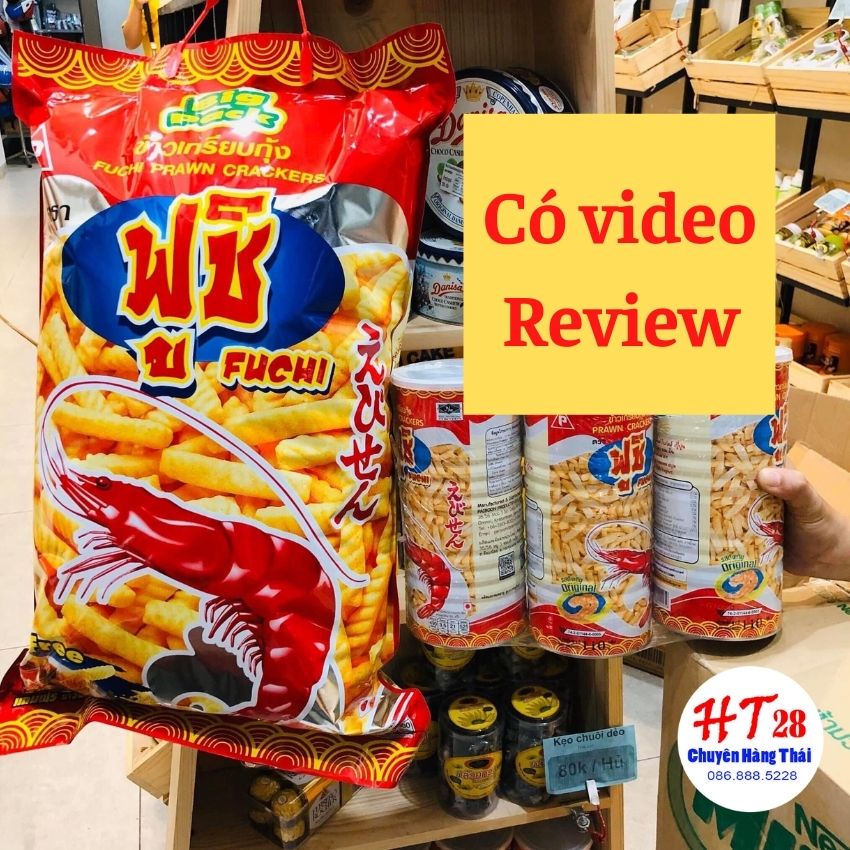 Bim Bim Tôm Khổng Lồ Thái Lan Fuchi (6 gói Nhỏ/1 bịch lớn) Hàng Nhập Khẩu Huongthao28
