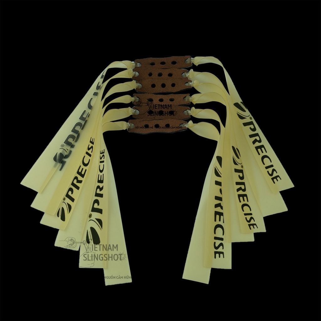 5 Thun ná cao su chính hãng precise siêu đẹp chất lượng cao dày 0.6mm độ chính xác cao, siêu bền [V3R]