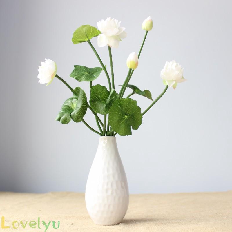 Hoa Sen Giả 32cm Trang Trí Đa Năng