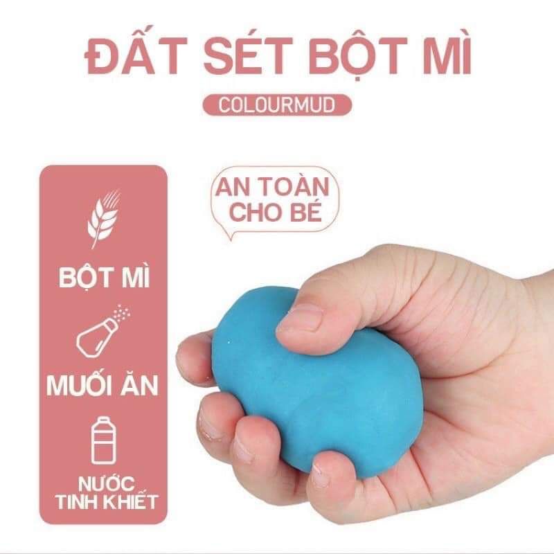 Đồ chơi DIY cho bé đất nặn tạo hình theo khuôn từ chú bò sữa với chất liệu an toàn - đồ chơi cho trẻ NS Kids