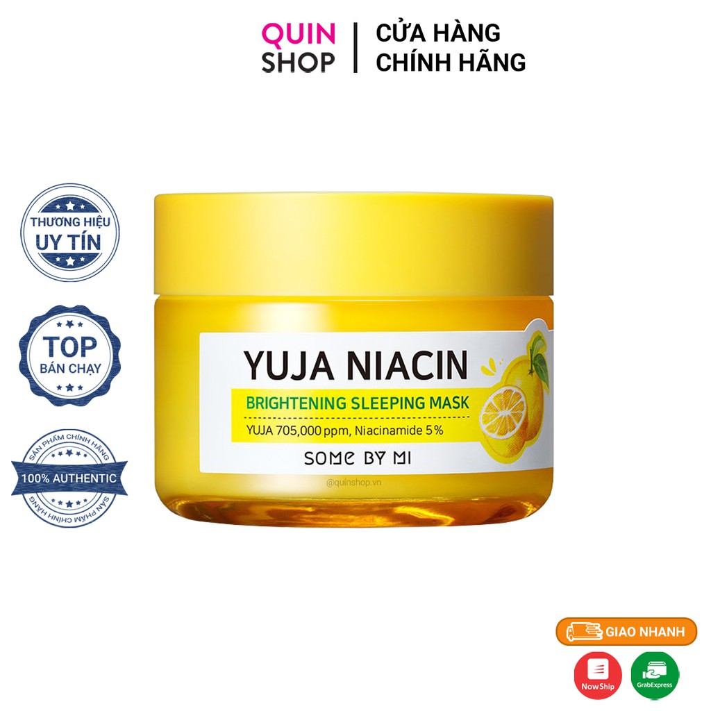 Mặt Nạ Ngủ Dưỡng Trắng Some By Mi Yuja Niacin Brightening Sleeping Mask