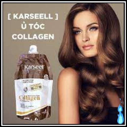 Ủ dưỡng tóc Karseell collagen 500ml siêu mềm mượt - Phục hồi tóc, hàng chính hãng có tem