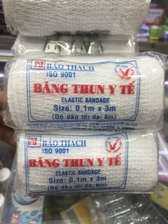 Băng thun y tế Bảo Thạch 3 móc