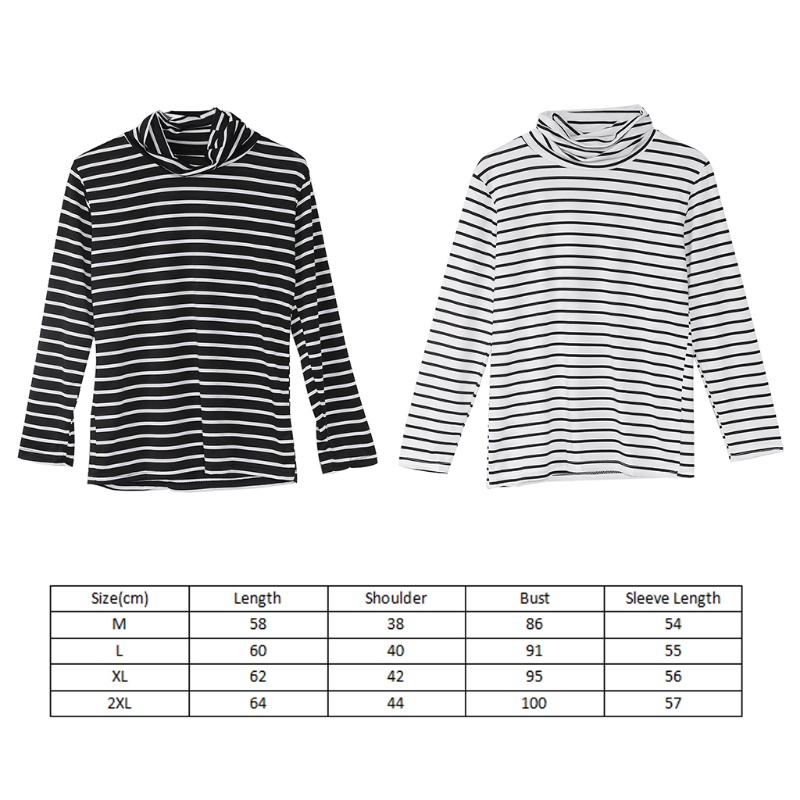 Áo Thun Tay Dài Dáng Rộng Họa Tiết Kẻ Sọc Thời Trang Hàn Quốc 2018 Trẻ Trung Cho Nữ