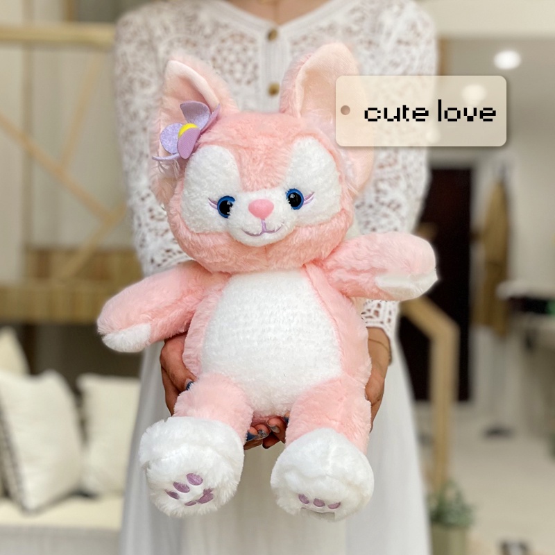 Thú nhồi bông hình chú thỏ hồng dễ thương