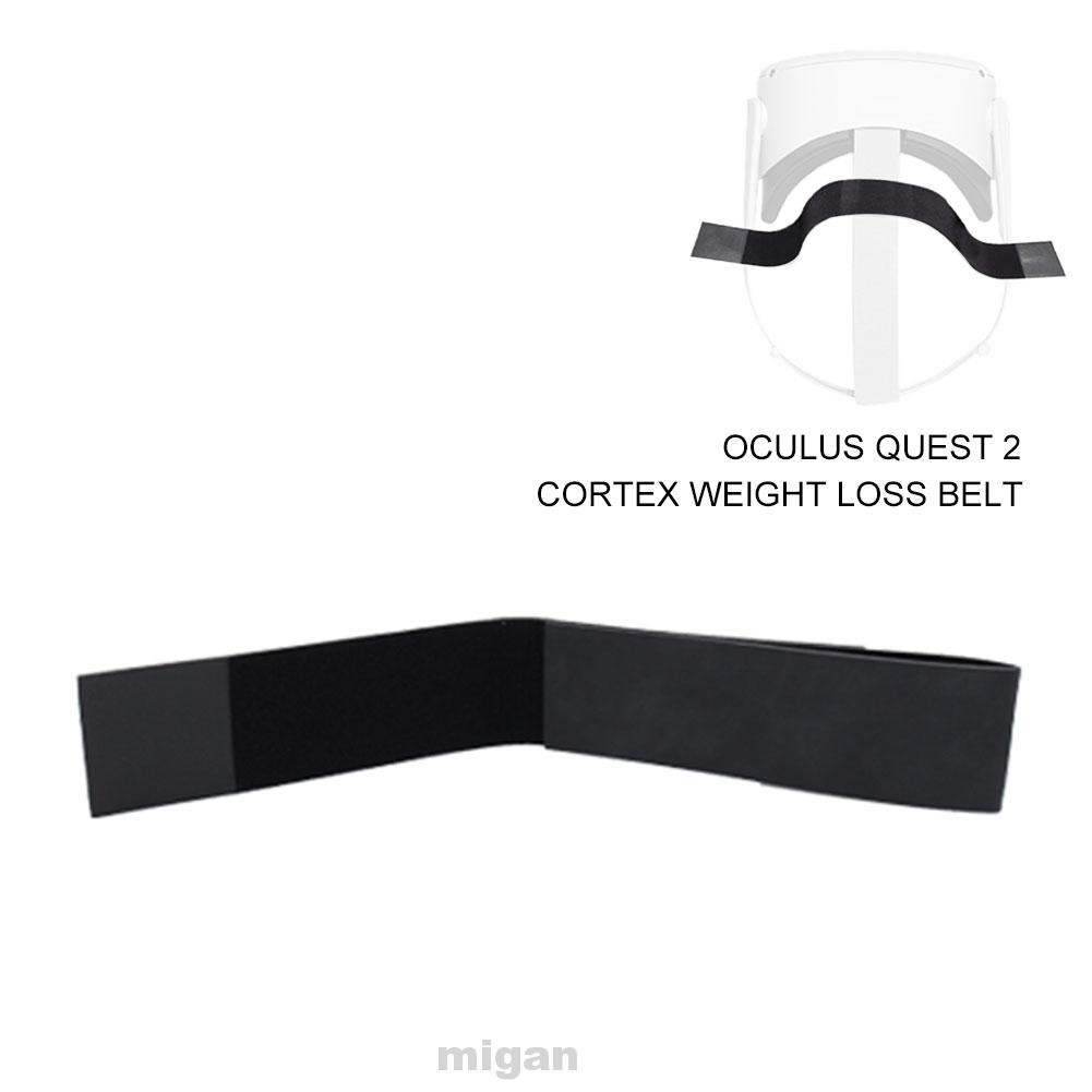 Elastic Band Solid Reusable Headband Portable PU Leather Easy Clean Game Accessories For Oculus Quest 2 VR