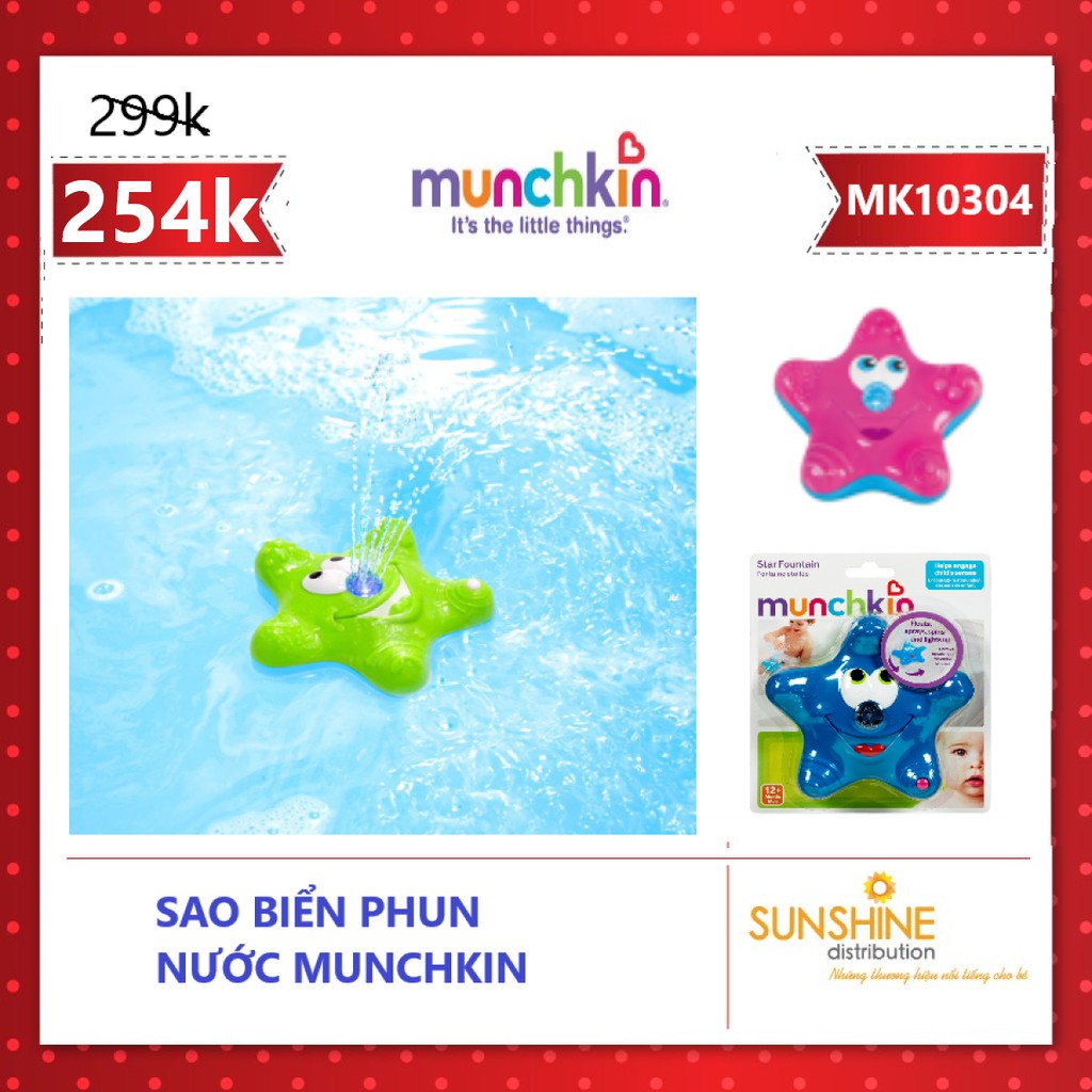SAO BIỂN PHUN NƯỚC MUNCHKIN