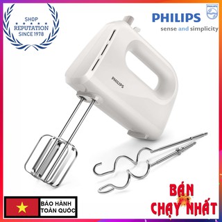 Máy đánh trứng cầm tay Philips HR3705 300W model thay thế Philips HR1459