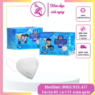 Khẩu trang y tế kháng khuẩn BV3T màu trắng 5 lớp