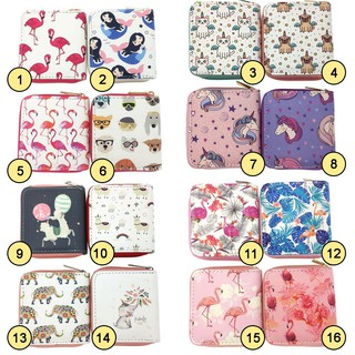 Bóp ví ngắn cartoon họa tiết hoạt hình động vật cute dễ thương cho nữ - Link 13 - Banana Store
