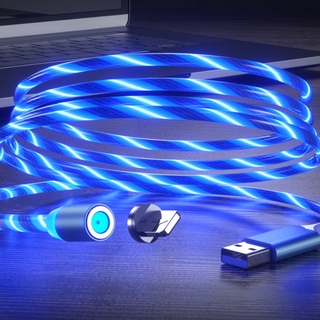 Dây cáp sạc truyền dữ liệu có đèn led phát sáng cho ios / android