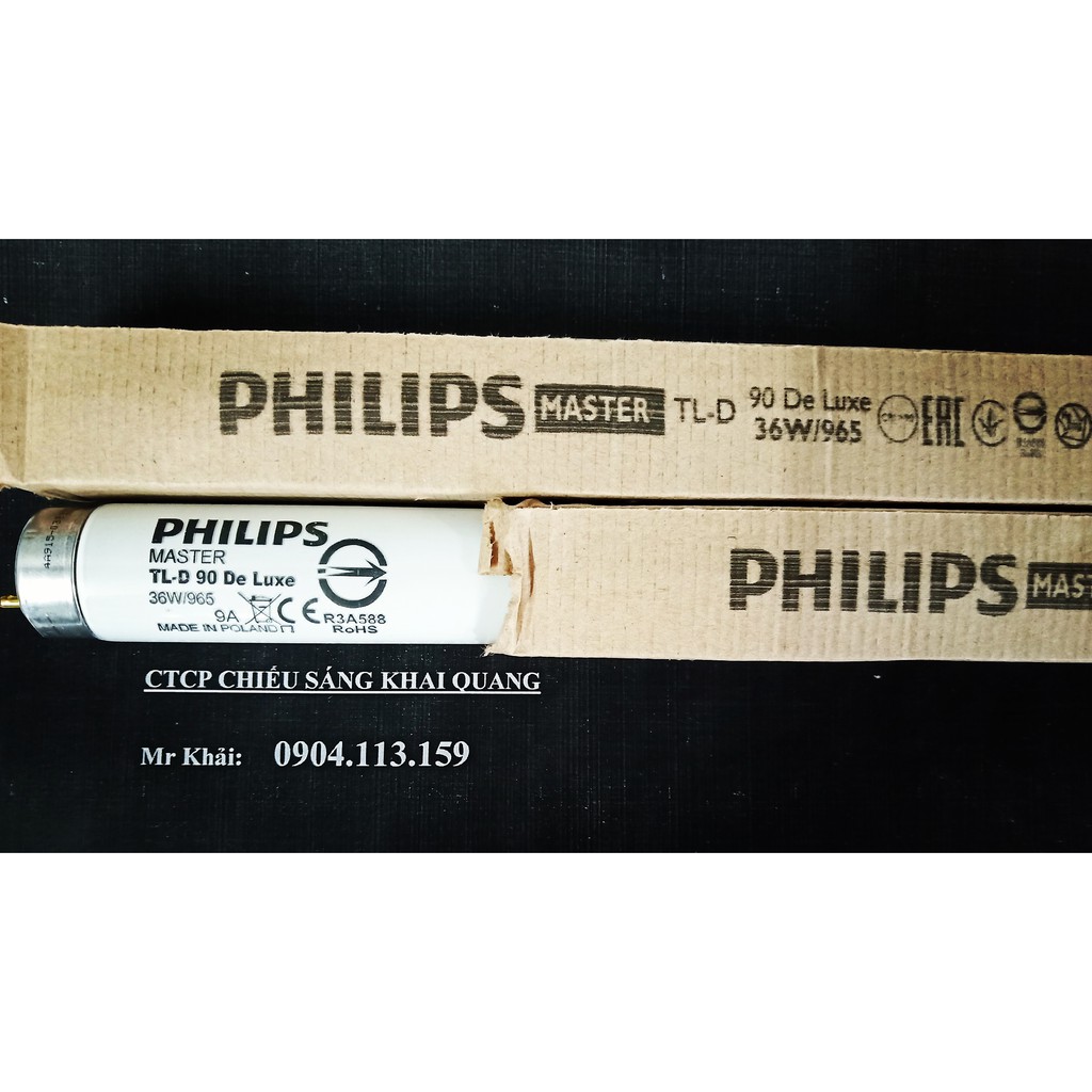 Bóng so màu D65 Philips Master TL-D 90 De Luxe 36W/965 1.2m