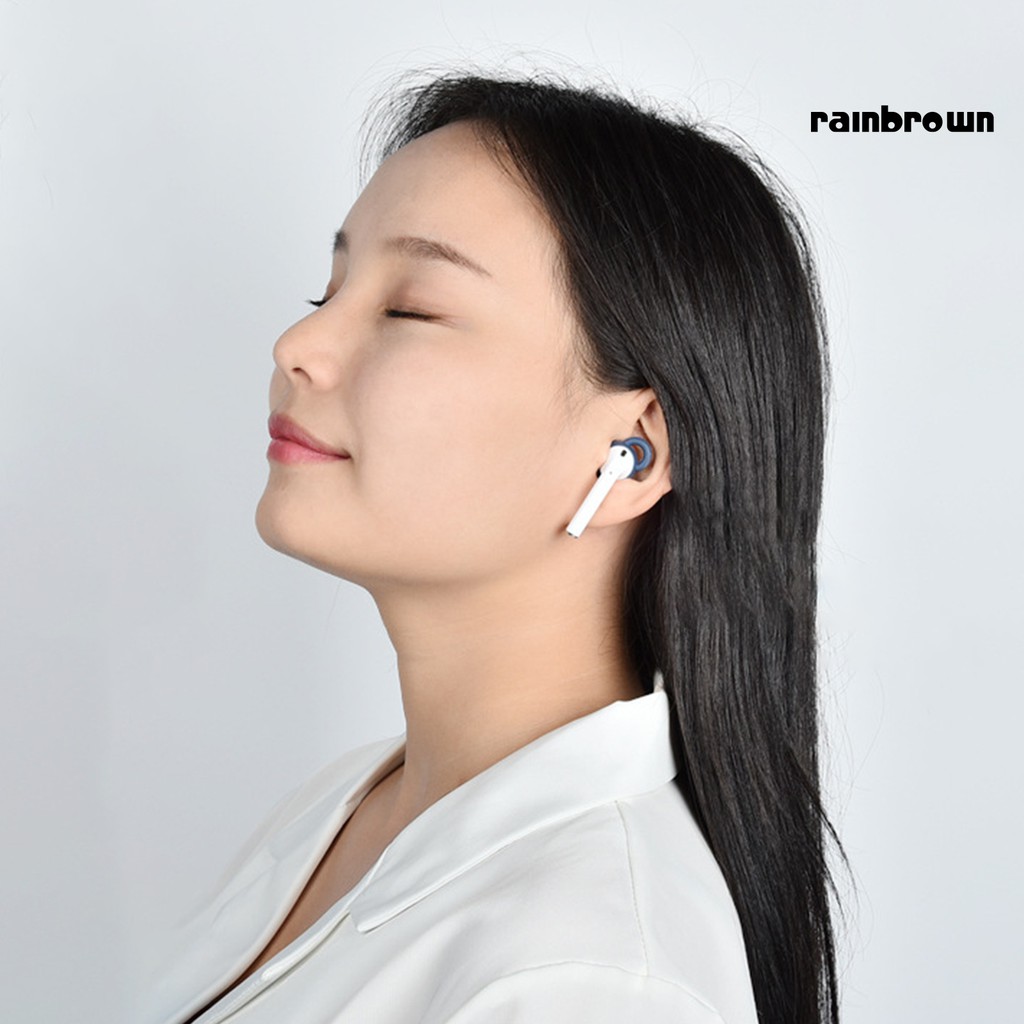 Set 2 Nút Silicone Chống Trượt Cho Tai Nghe Airpods 1 / 2