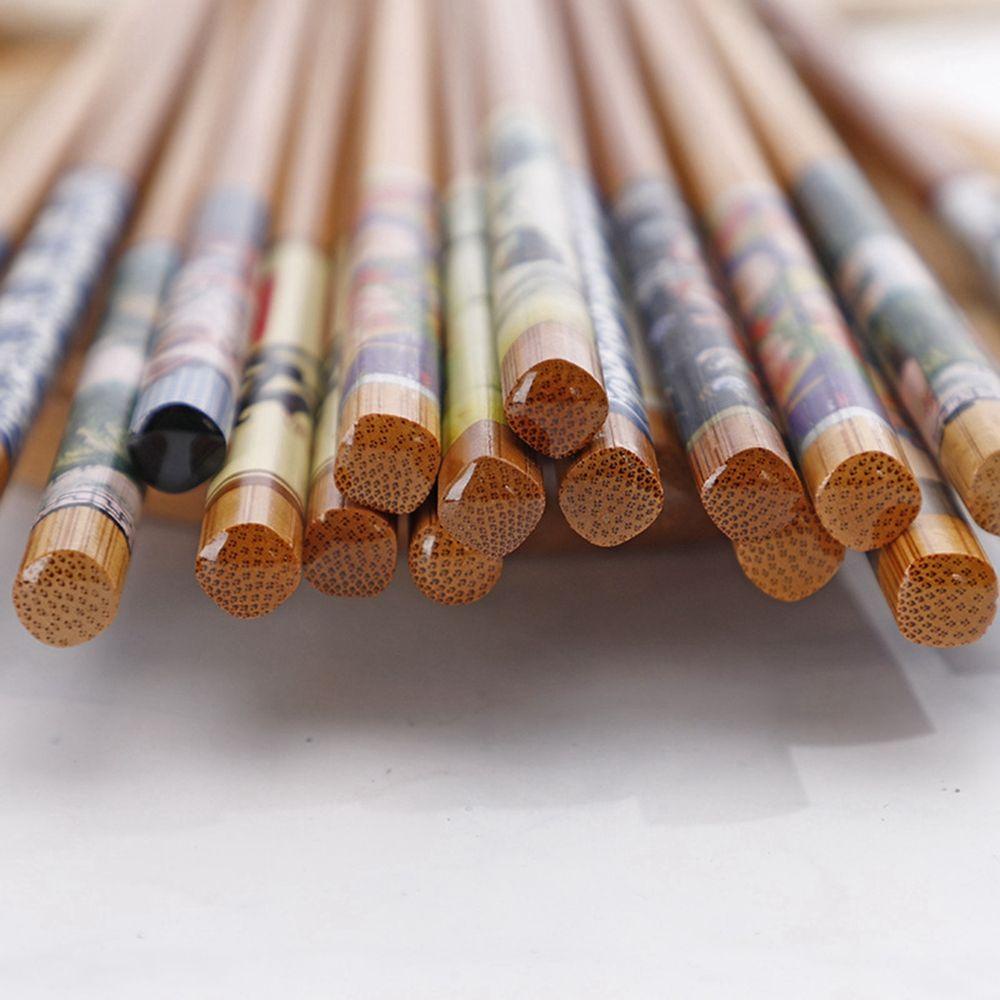 YIYU Đôi Đũa Tre Chống Trượt Phong Cách Trung Hoa