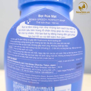 Bọt Rửa Mặt Senka Speedy Perfect Whip 150ml