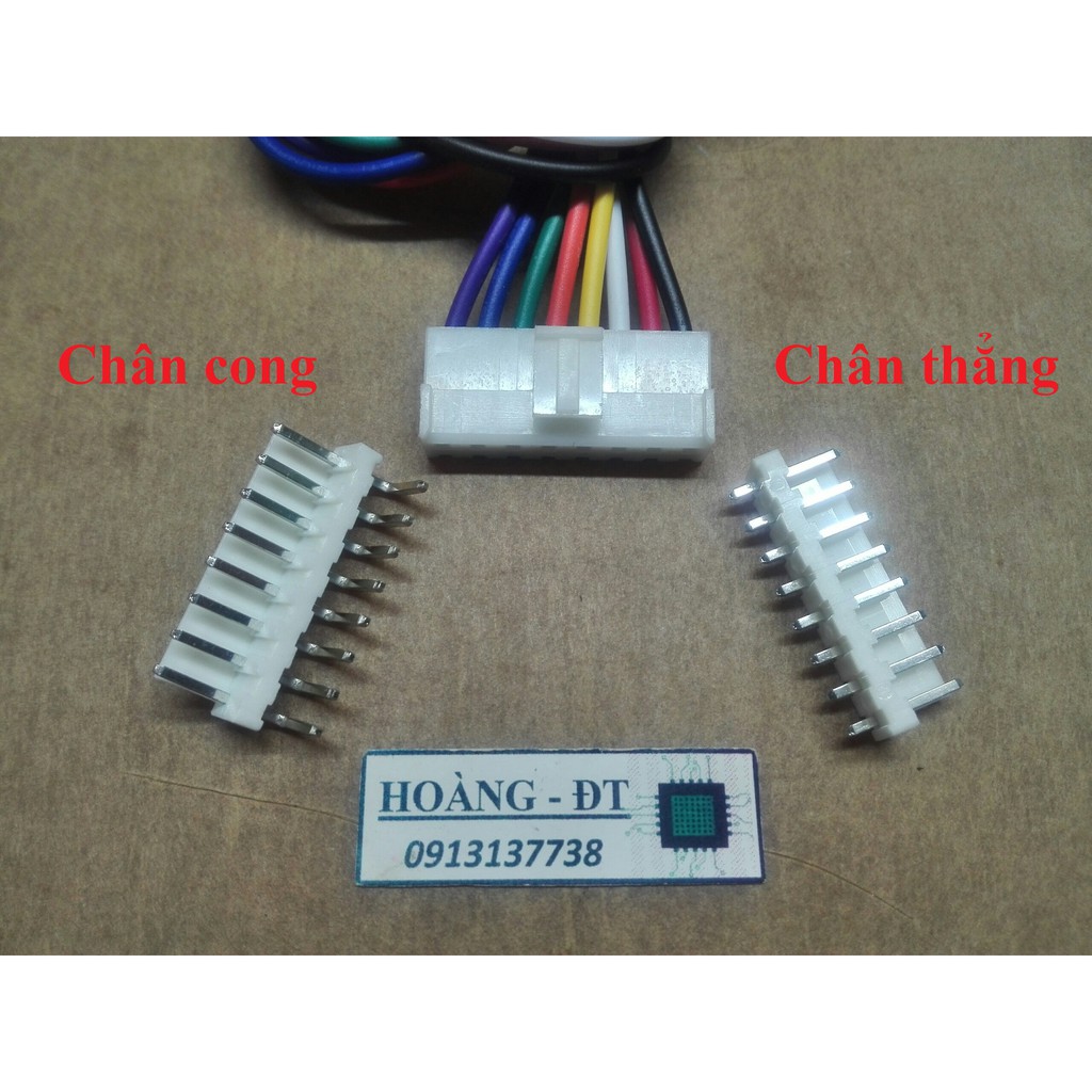 [VH3.96mm-8p] Dây Bus đực đơn nhiều màu