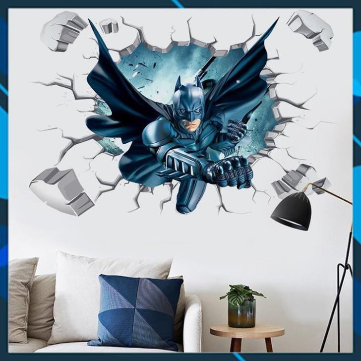 Decal dán tường người dơi - Decal BATMAN - siêu anh hùng nhà DC