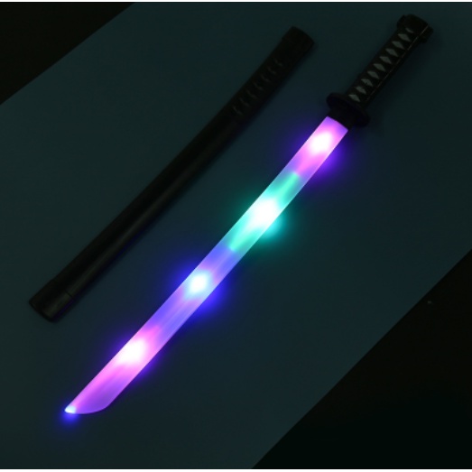 [SẴN HÀNG HCM] KIẾM NHỰA KATANA PHÁT SÁNG ĐÈN LED CÓ ÂM THANH [Đồ Chơi Trẻ Em]