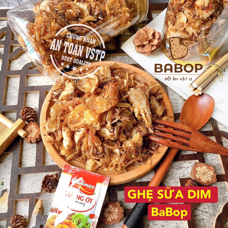 Ghẹ sữa rim 250g ăn vặt BaBop Hà Nội, siêu ngon đậm vị, giá rẻ