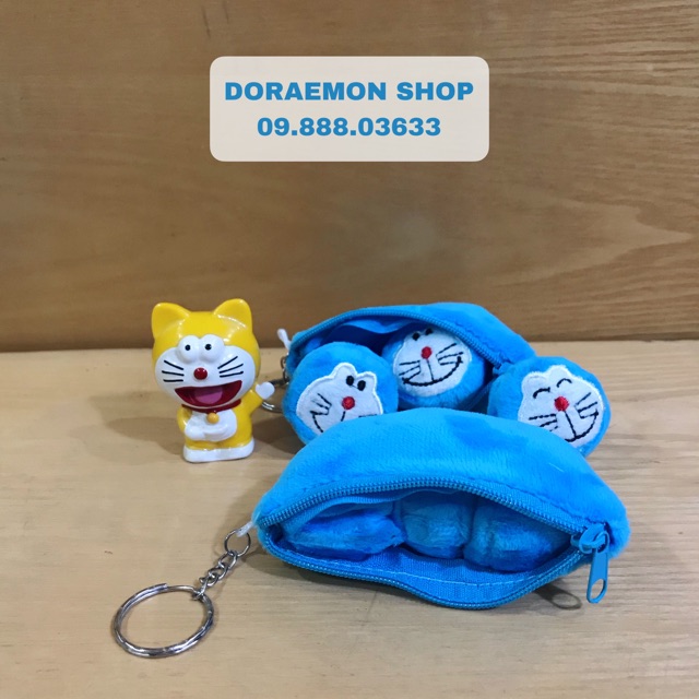 Móc Khoá Đậu Bông Mini Doremon Doraemon