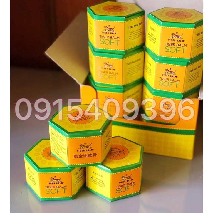 [chính hãng] DẦU CÙ LÀ CON HỔ TIGER BALM SOFT NỘI ĐỊA SINGAPORE