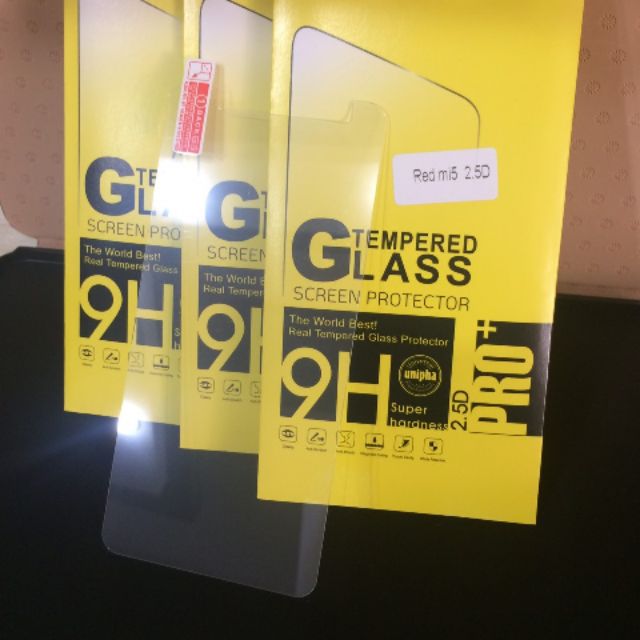 Bộ 3 kính cường lực cao cấp cho Xiaomi Redmi 5