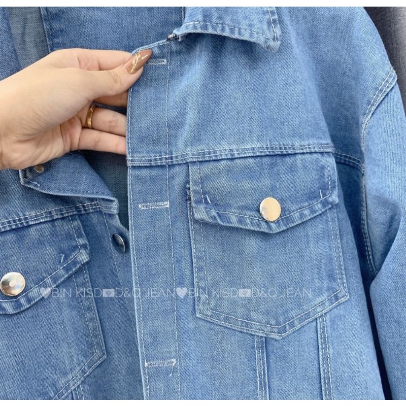 Áo jean bé trai size đại áo khoác bò cho bé trai