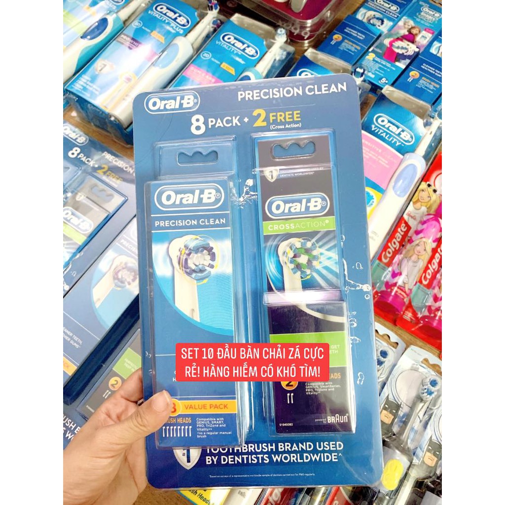 Đầu bàn chải Oral-B cho người lớn và trẻ trên 5 tuổi