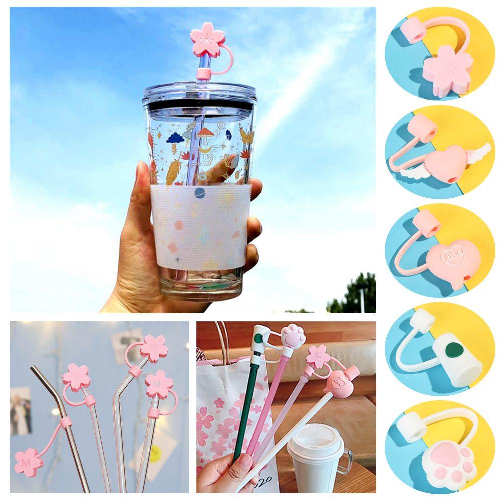 YOLA 1 Ống Hút Silicone Dễ Thương