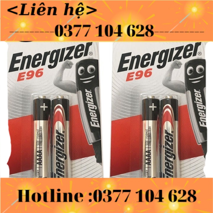 Pin AAAA (4A) E96 1.5V Energizer, Camelion alkaline Chính Hãng - vỉ 2 viên