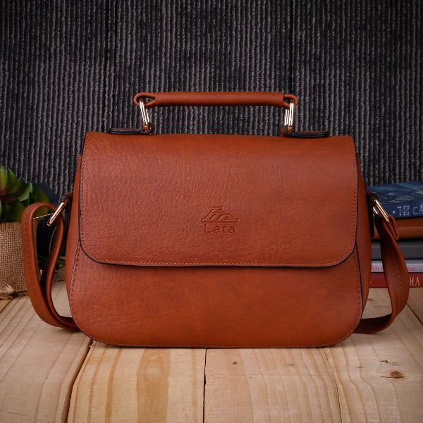 Túi Đéo Chéo Thời Trang Nữ LATA HN52 - Màu da bò đậm