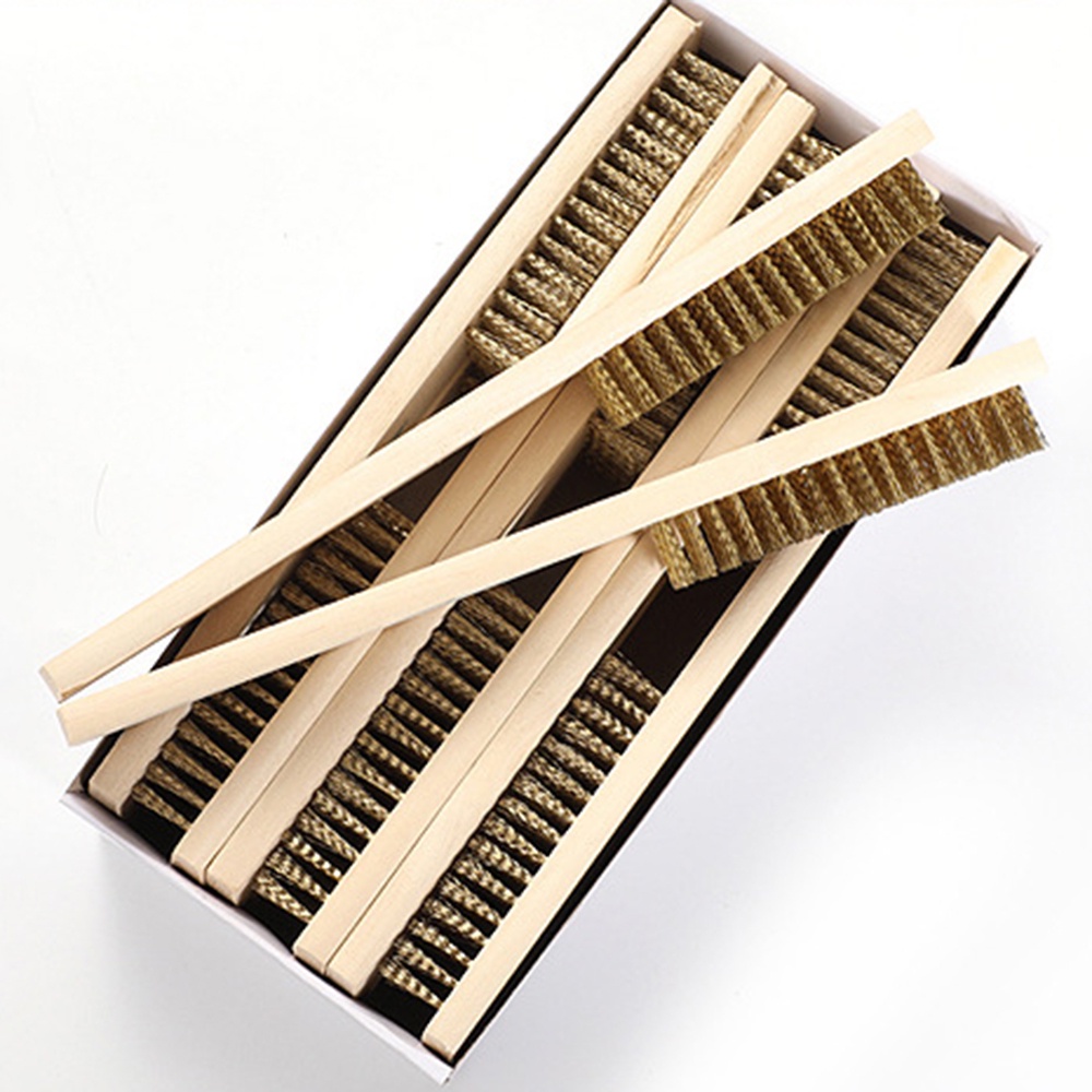 Cọ Dây Đồng Thau 202mm Loại Bỏ Rỉ Sét Và Đánh Bóng Kim Loại