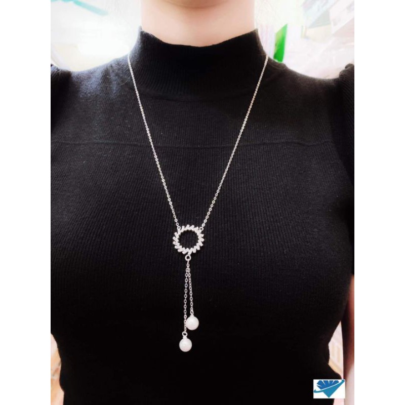 DÂY CHUYỀN BẠC DÁNG DÀI THỜI TRANG